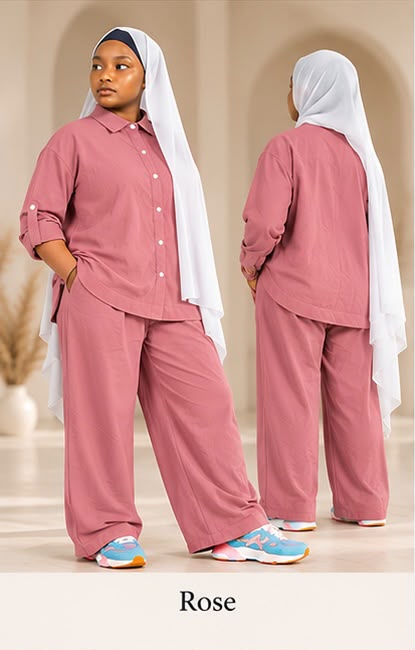 Ensemble Élan Lunøør, coloris rose