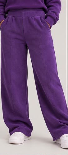 Pantalon en velours côtelé doublé polaire Lunøør, photo 1