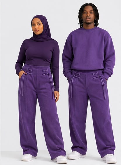 Pantalon en velours côtelé doublé polaire Lunøør, photo 7