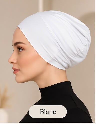 Sous-bonnet en coton Lunøør, photo 6
